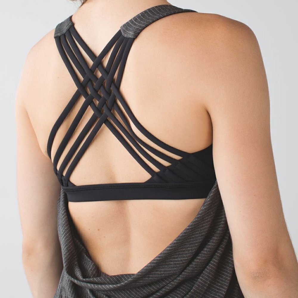 Lululemon Wild Tank- Heathered Black / Black - Picture 5 of 12